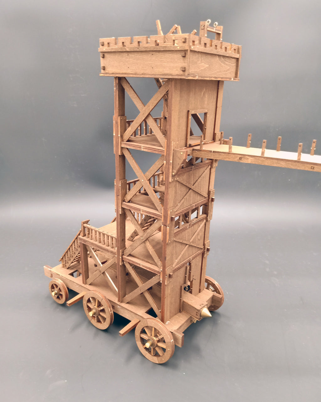 Tenon and tenon wood structure assembly model