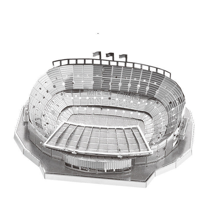 Nou Camp football stadium assembly model