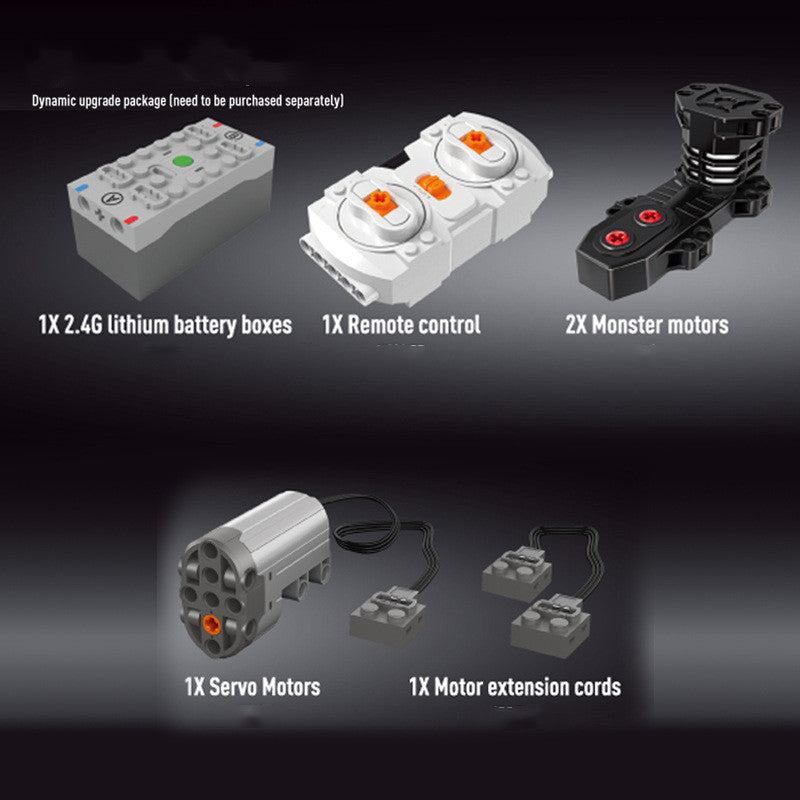 Sports Car Remote Control Assembly Model Particle Building Block Boy Toy