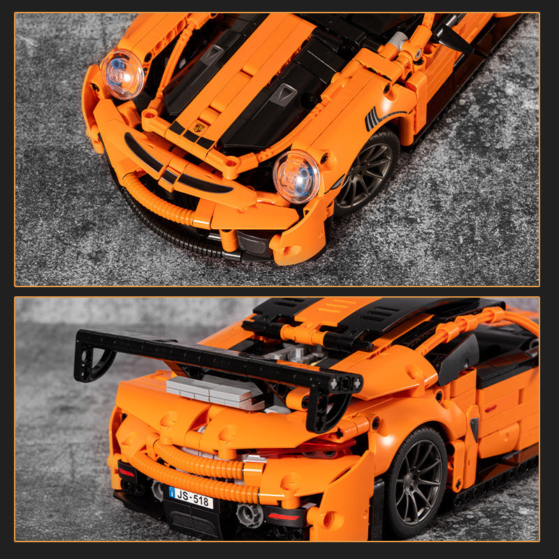 Boy Assembly Sports Car Puzzle Diy Model Building Blocks Toys