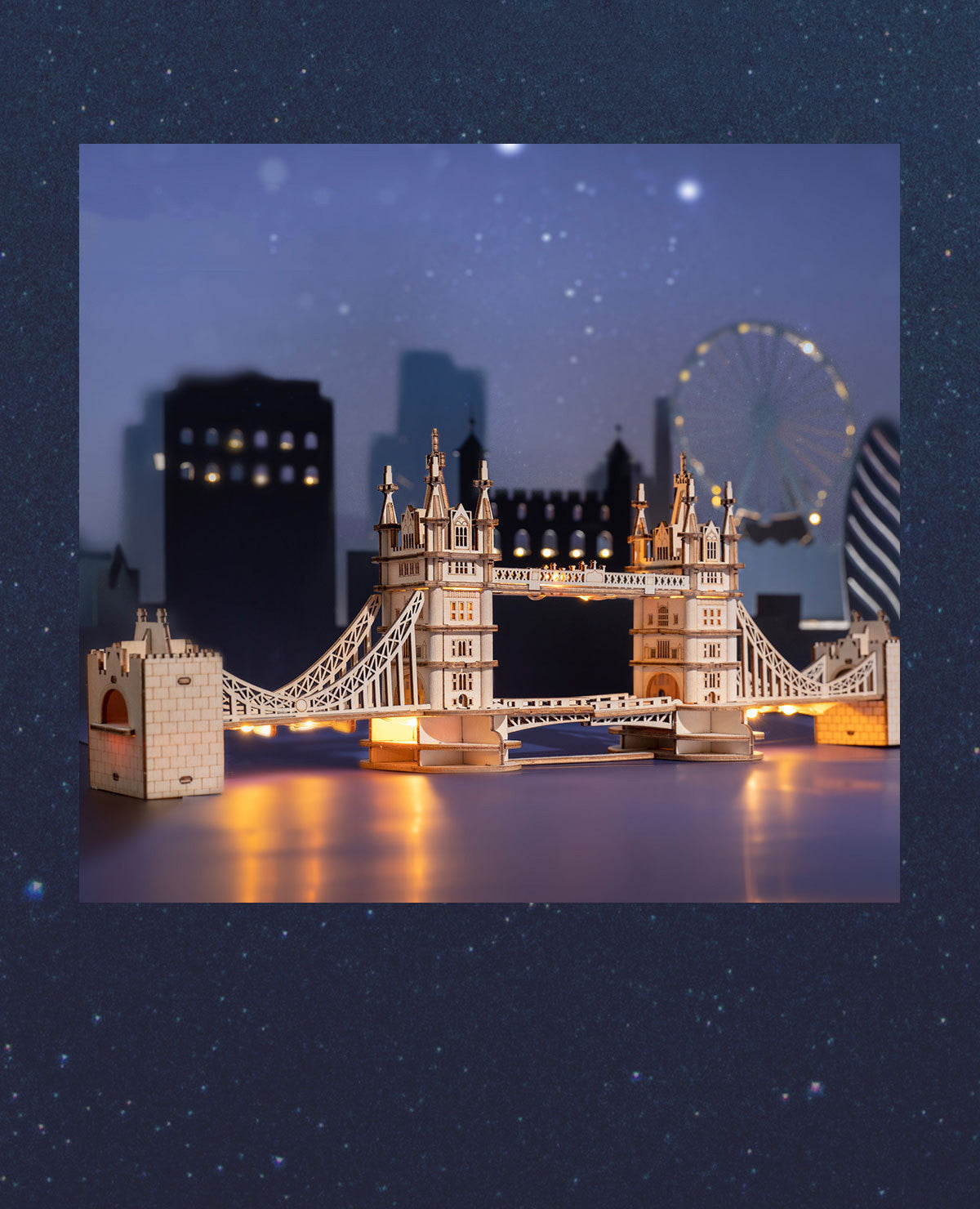 London Building Assembly Model Ornaments Diy