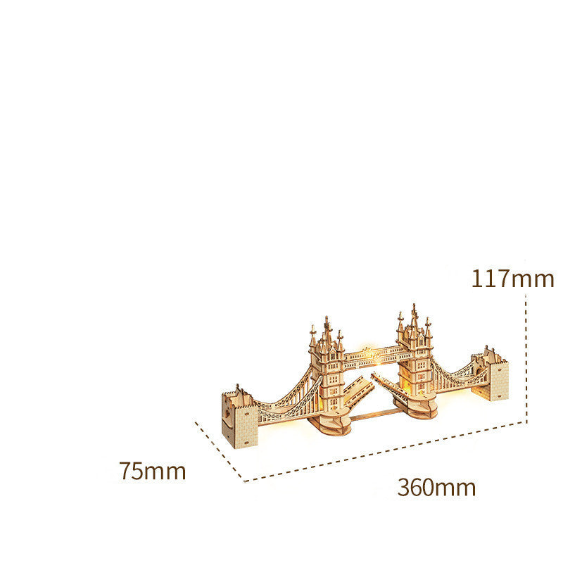 London Building Assembly Model Ornaments Diy