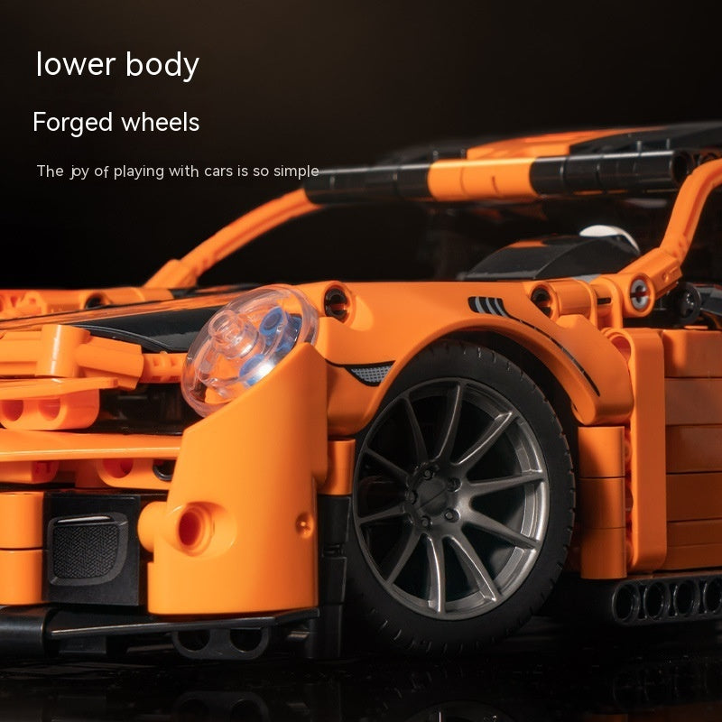 Boy Assembly Sports Car Puzzle Diy Model Building Blocks Toys