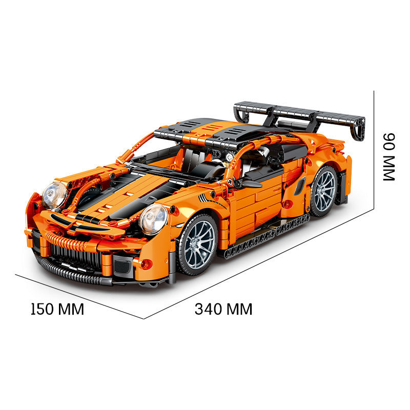 Boy Assembly Sports Car Puzzle Diy Model Building Blocks Toys