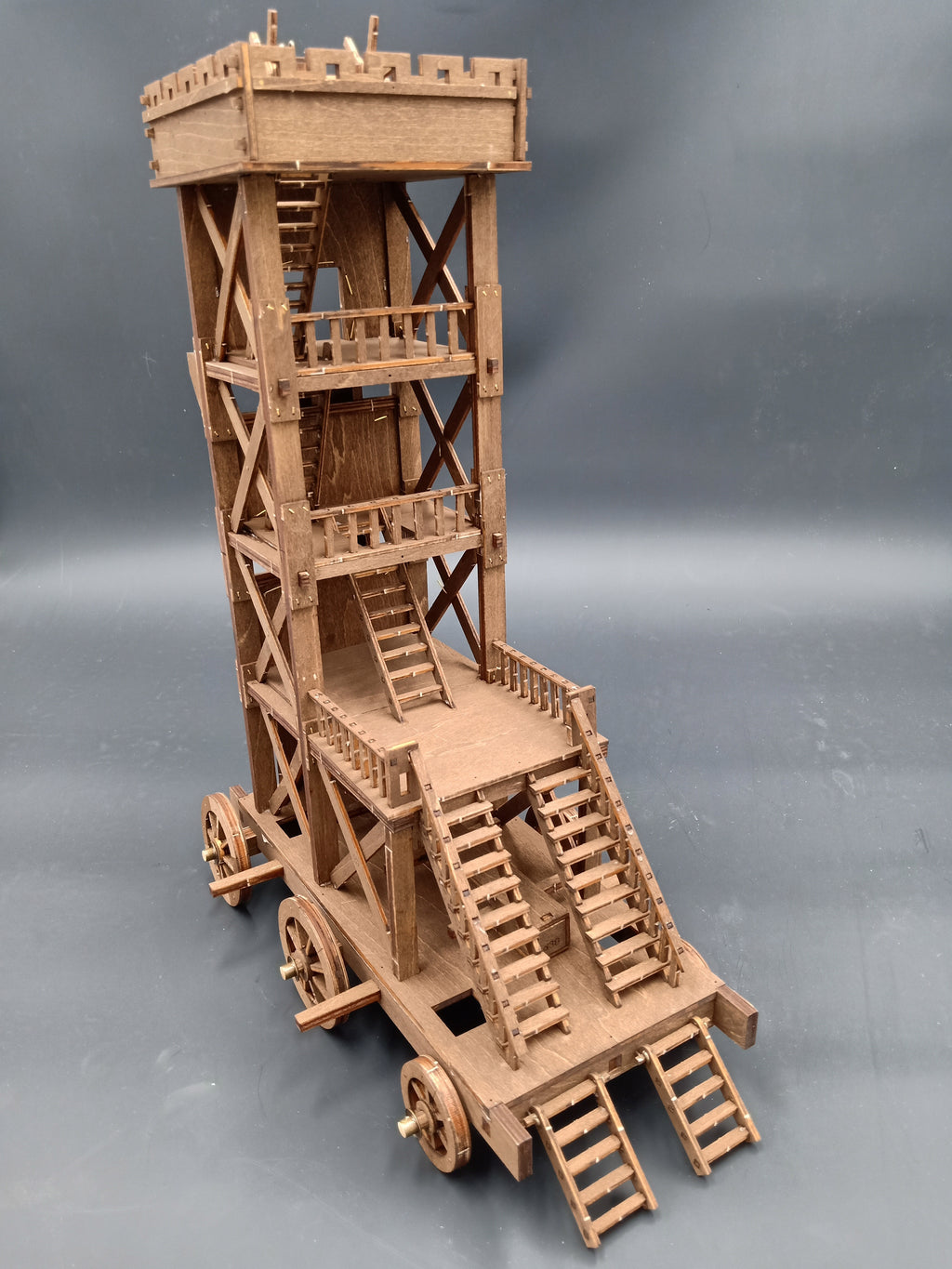 Tenon and tenon wood structure assembly model