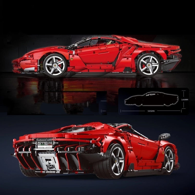 Sports Car Assembly Building Block Toy Model Technology Machinery