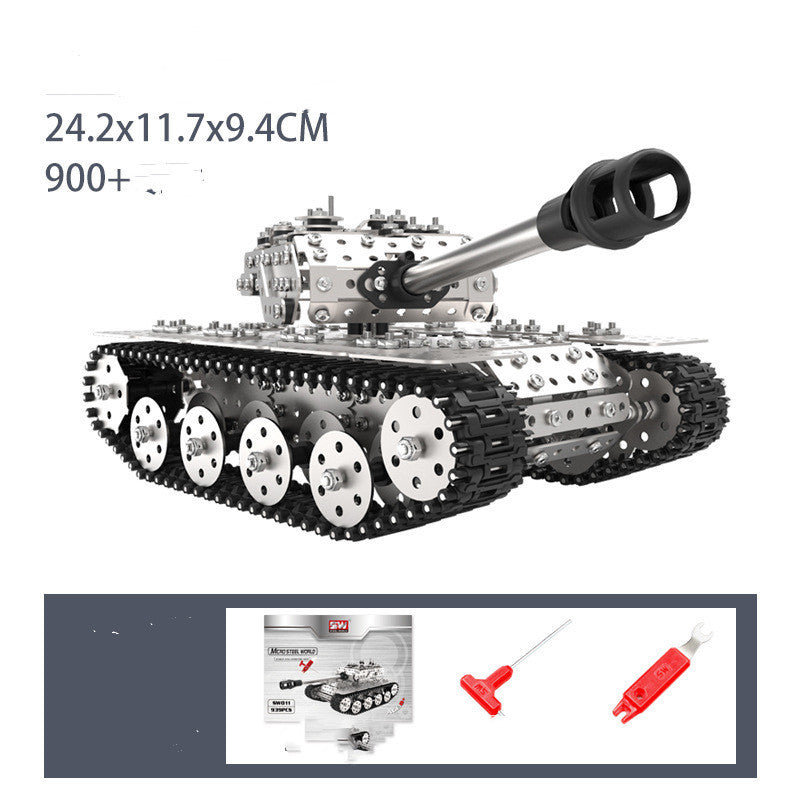 Metal Building Block Difficult Assembly Mechanical Tracked