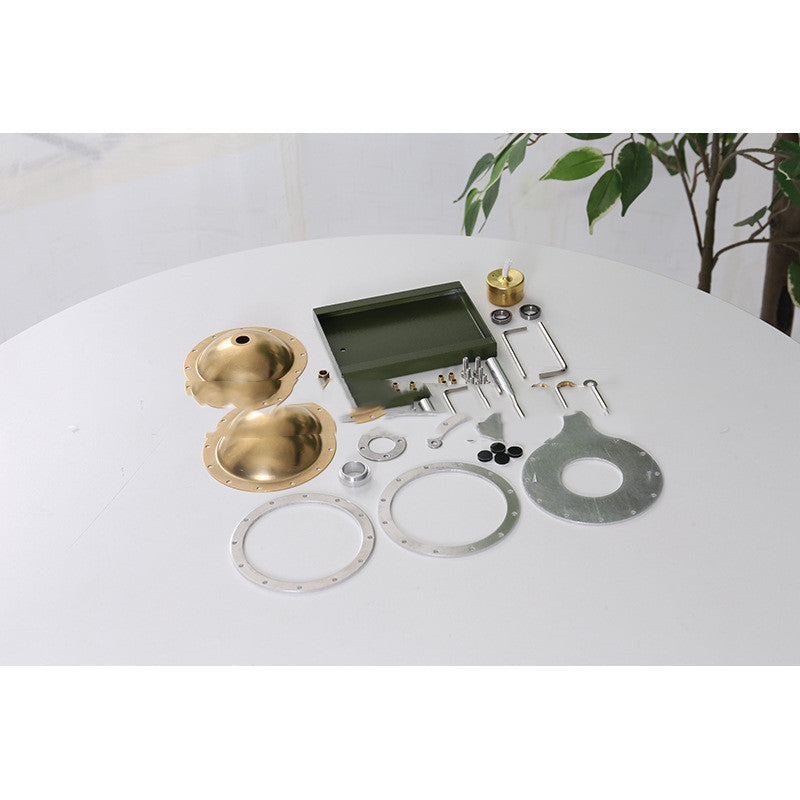 Full Metal Assembly DIY Steam Engine Flying Saucer Model