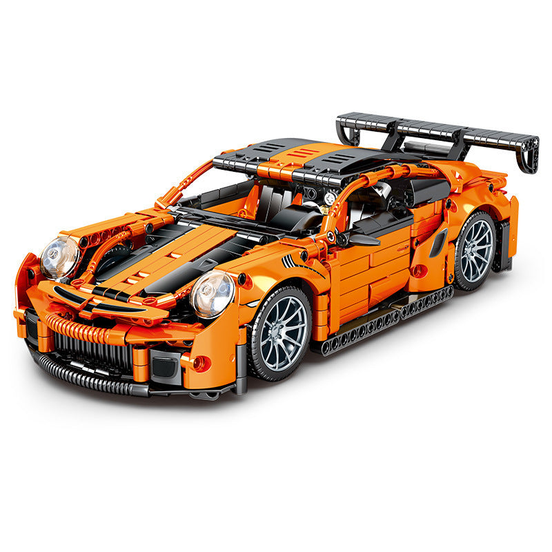 Boy Assembly Sports Car Puzzle Diy Model Building Blocks Toys