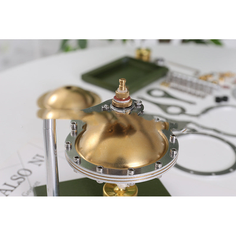 Full Metal Assembly DIY Steam Engine Flying Saucer Model