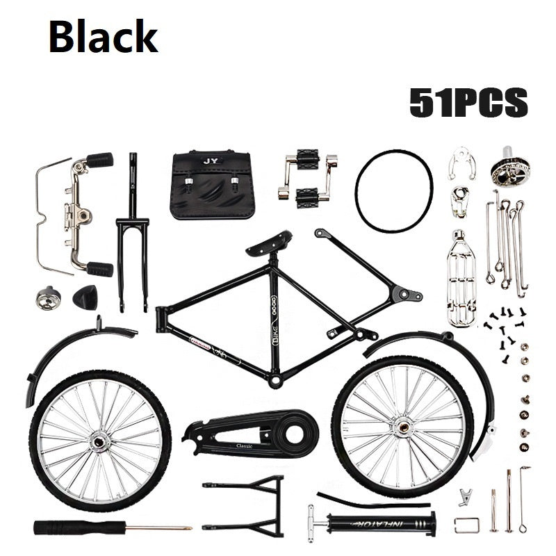 DIY Assembly Alloy 28-bar Bicycle Model Toy