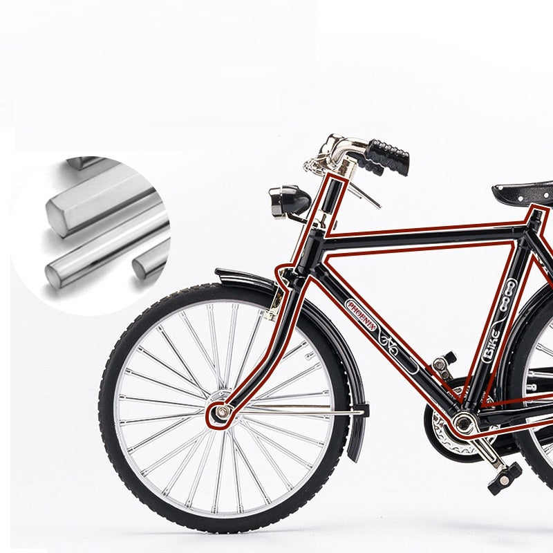 DIY Assembly Alloy 28-bar Bicycle Model Toy